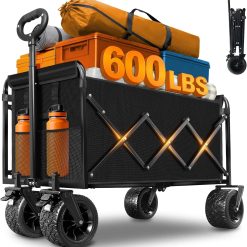 Alternative view of Special Wagons Cart Foldable, 280 lbs Collapsible Wagon with Wheels for Camping
