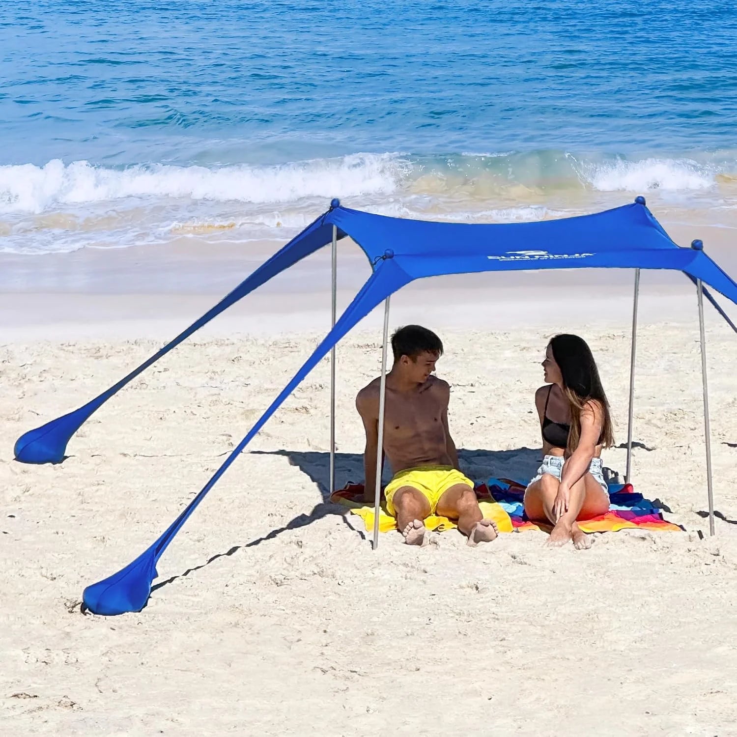 Special Ninja Beach Tent Sun Shelter UPF50+, Easy Pop Up Beach Canopy - Image 3