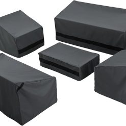 Alternative view of Special loriano Patio Furniture Cover Set, 5 Piece Outdoor Furniture Cover Waterproof, 600D Heavy Duty Lawn Patio Set Covers
