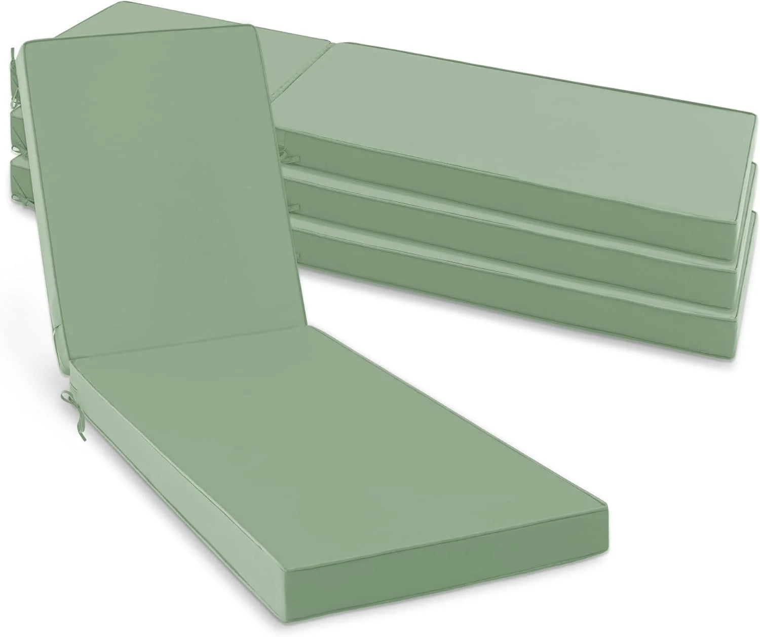 Special Chaise Lounge Cushions Outdoor Set of 2, Waterproof and Fade Resistant Sun Lounger Replacement Cushion - Image 8