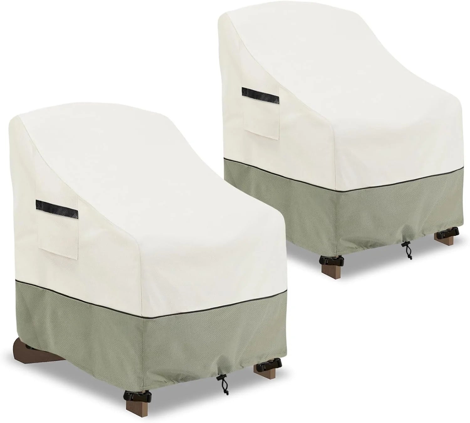 Special LSongSKY Outdoor Swivel Lounge Chair Cover 2 Pack,100% Waterproof Heavy Duty Outdoor Chair Covers - Image 3