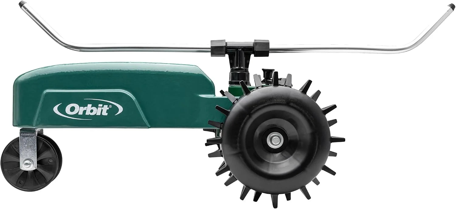 Special Orbit Traveling Tractor Water Sprinkler, Self-Propelled Traveling Sprinkler for Wide Lawn Coverage