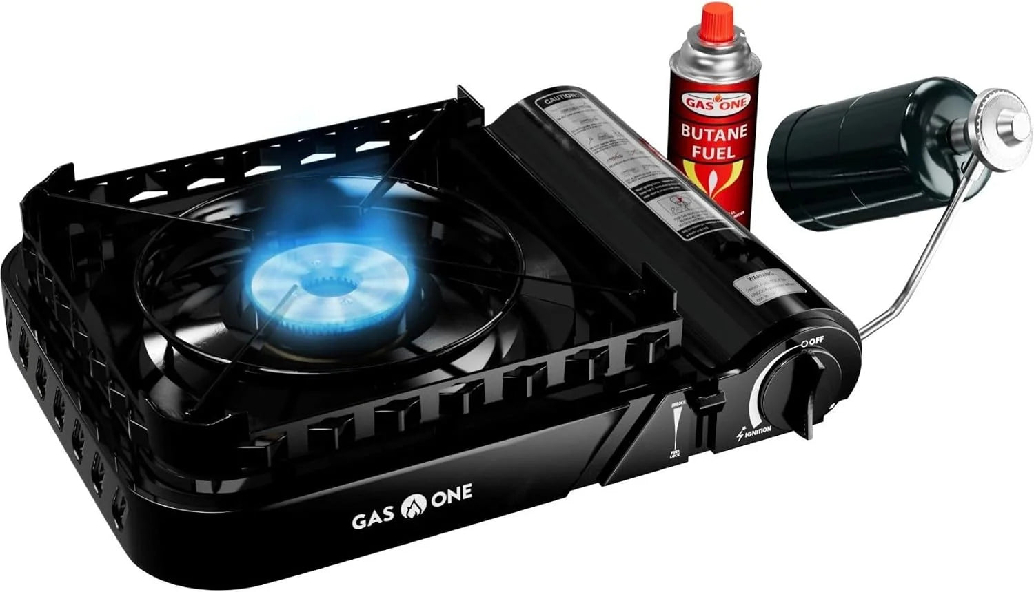 Special 15, 000 BTU Propane or Butane Stove Dual Fuel Stove Portable Camping Stove