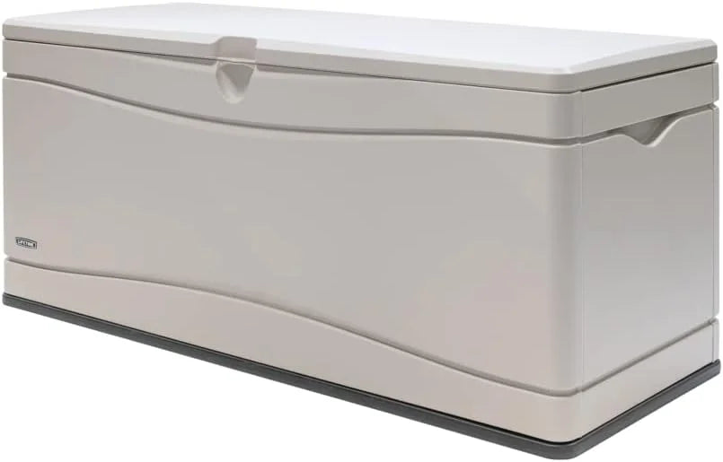 Special LIFETIME 60186 Heavy-Duty Outdoor Storage Deck Box, 116 Gallon, Desert Sand/Brown