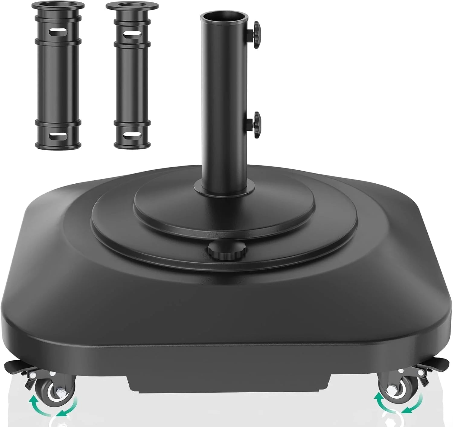 Special Umbrella Base with Wheels, Umbrella Stand Heavy Duty 100lb Windproof