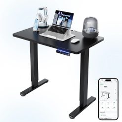 Alternative view of Special HUANUO 32 Small Electric Standing Desk Adjustable Height, 4 Memory Height Settings