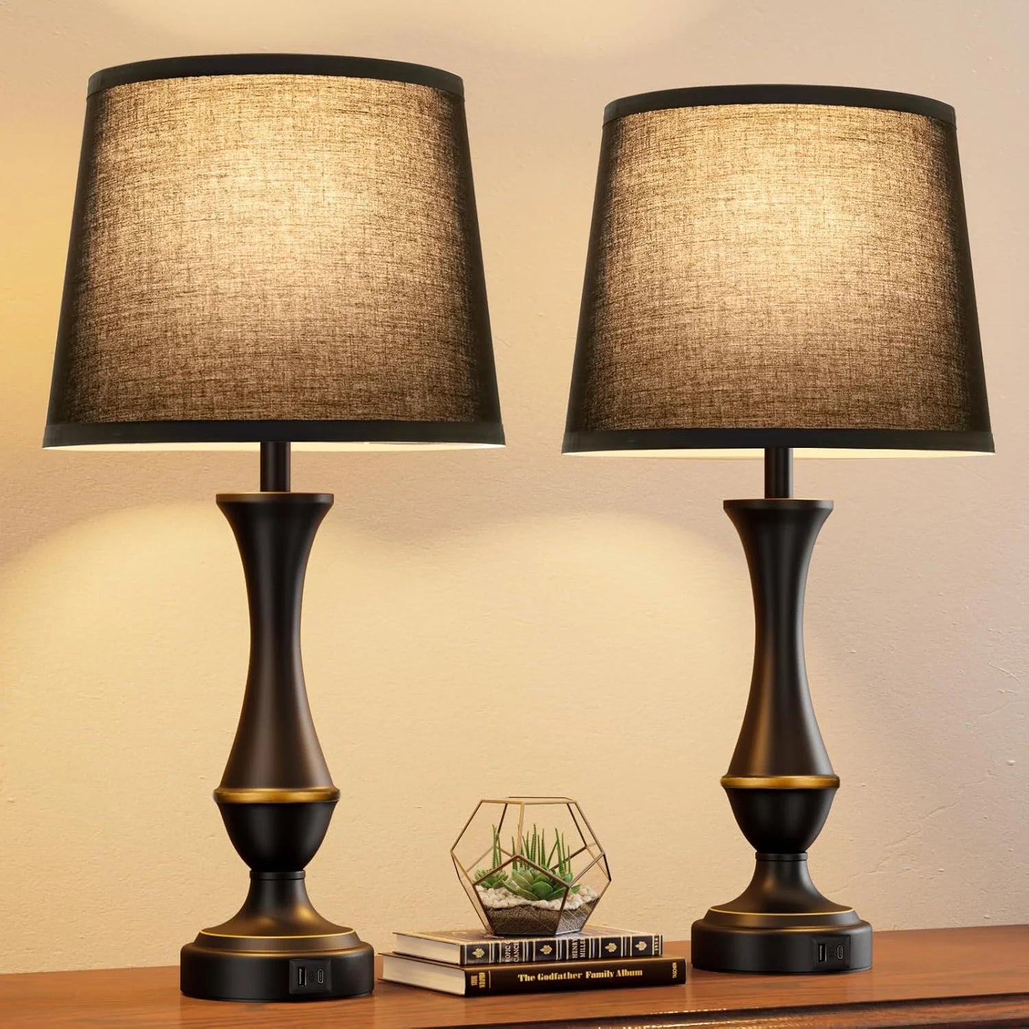 Special Seealle Touch Lamps for Nightstand, Dimmable, Bulb Included - Image 2