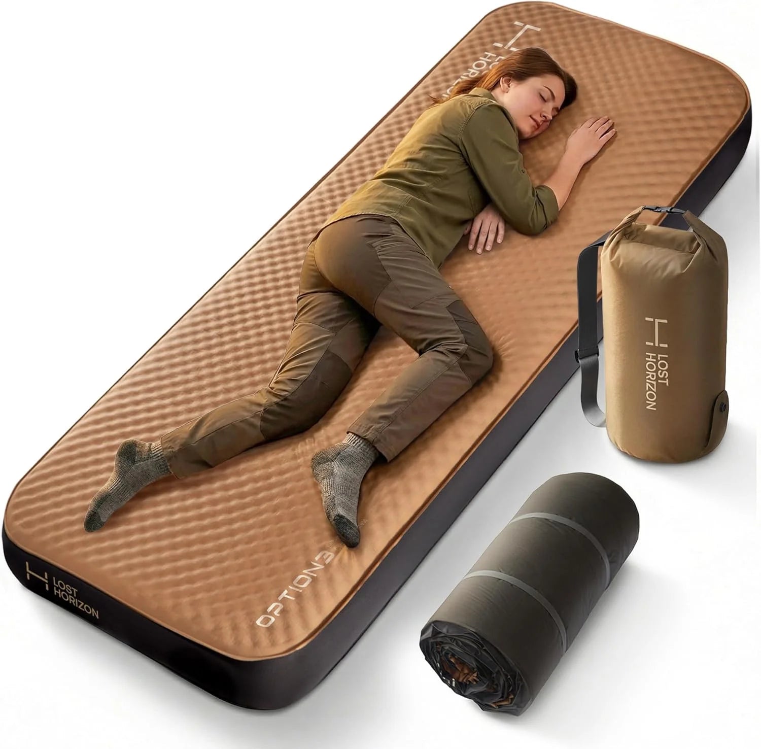 Special Lost Horizon Air & Foam Camping Mattress, Self-Inflating Sleeping Pad, 4.5 Thick, with Pump Sack, R13 Insulation - Image 5