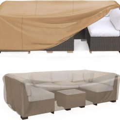 Special Mrrihand Outdoor Patio Furniture Covers Waterproof 90Lx62Wx28H Black