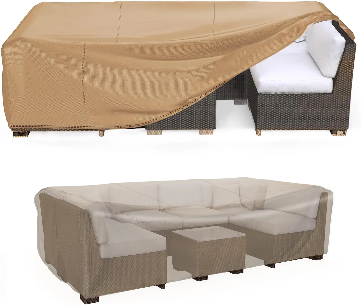 Special Mrrihand Outdoor Patio Furniture Covers Waterproof 90Lx62Wx28H Black