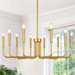 Special 6-Light Farmhouse Chandelier for Dining Room Lighting Fixtures Hanging