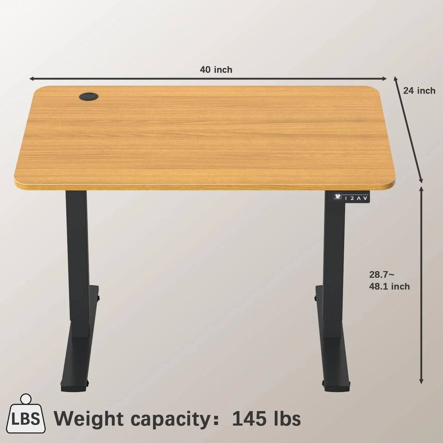 Special 55 x 24 Inches Electric Height Adjustable Standing Desk Large Sit Stand Up Desk Home Office Computer Desk Memory - Image 77