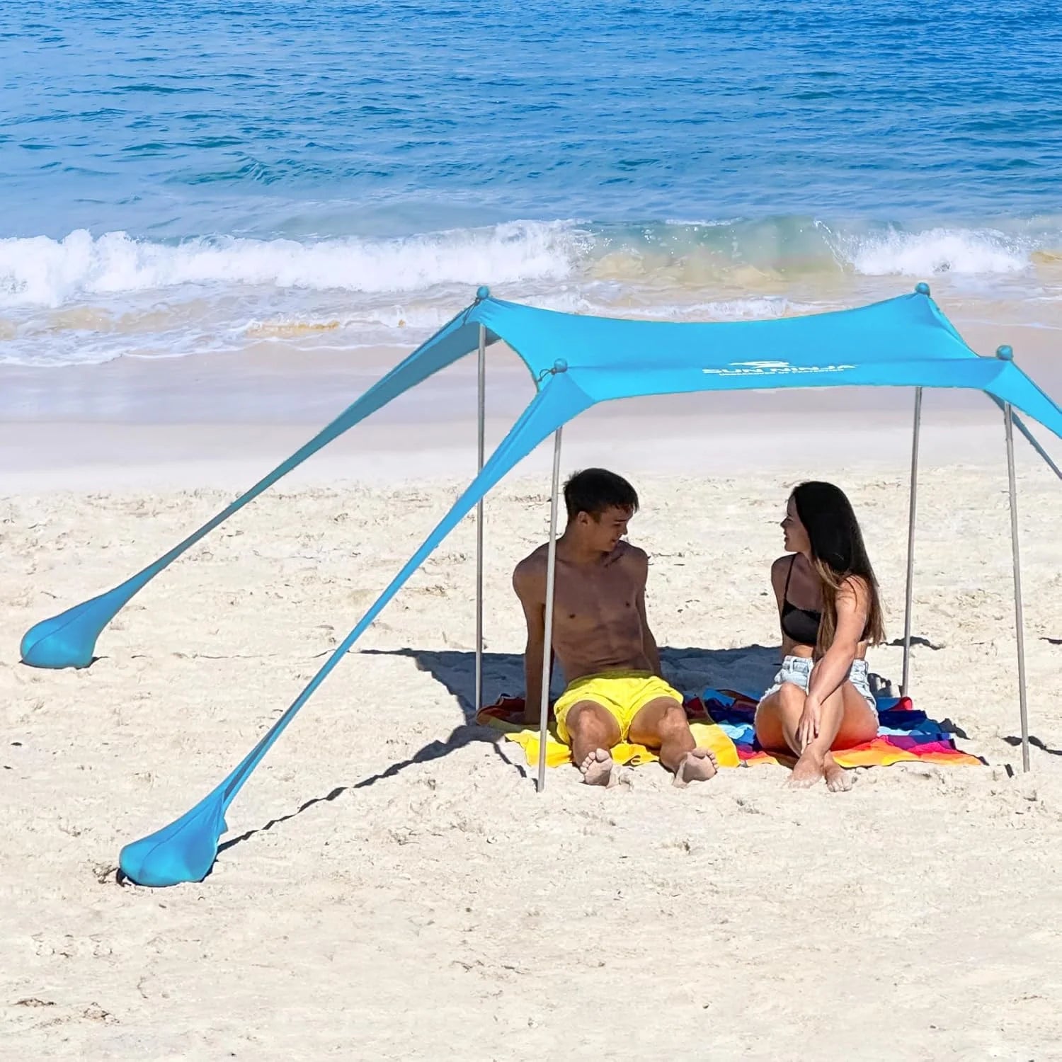 Special Ninja Beach Tent Sun Shelter UPF50+, Easy Pop Up Beach Canopy - Image 9