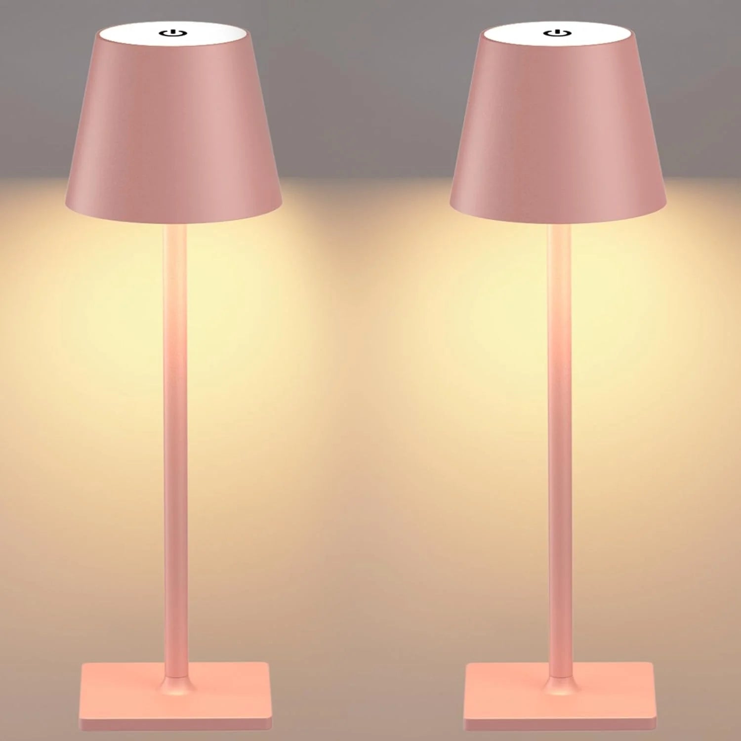 Special Yogaret 4 Pack Gold Rechargeable Led Cordless Table Lamps - Image 3
