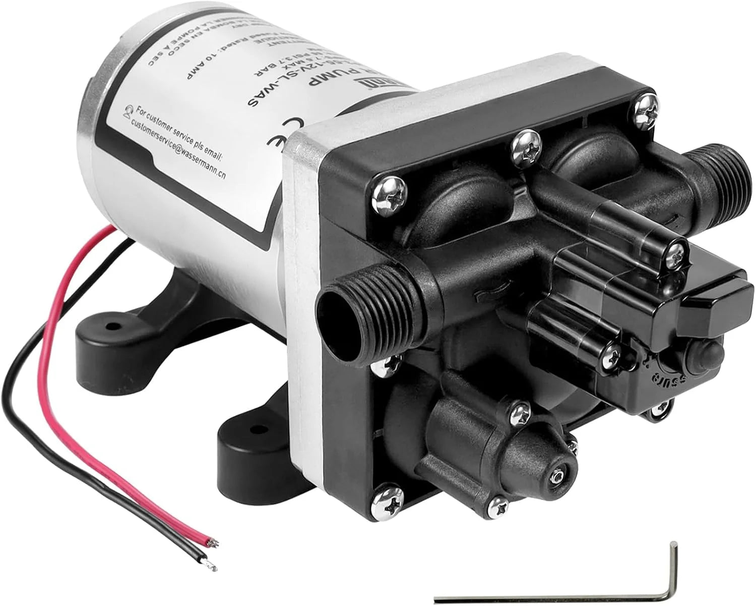 Special WASSERMANN RV Pump, 12V Self-priming RV Water Pressure Pump 4.0GPM 45PSI with Pressure Switch
