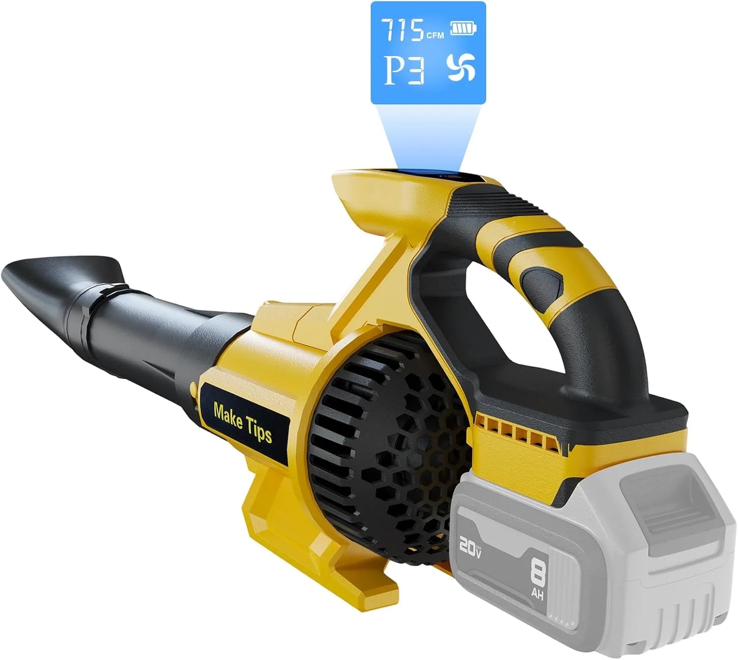 Special Leaf Blower for Dewalt 20V Max Battery (Tool Only) " Powerful Brushless Motor Delivers Up to 715 CFM & 150 MPH - Image 2