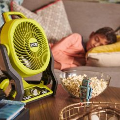 Alternative view of Special RF18-0 18V ONE+ Cordless 3-Speed Whisper Fan (Bare Tool), Hyper Green, PCL811B
