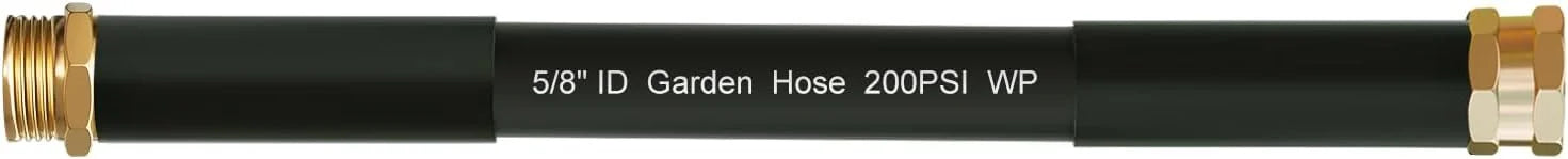 Special Beitopamz 100 ft Garden Hose, 5/8 in Heavy Duty Water Hose, Male to Female 3/4” Brass Fittings for Patio - Image 8