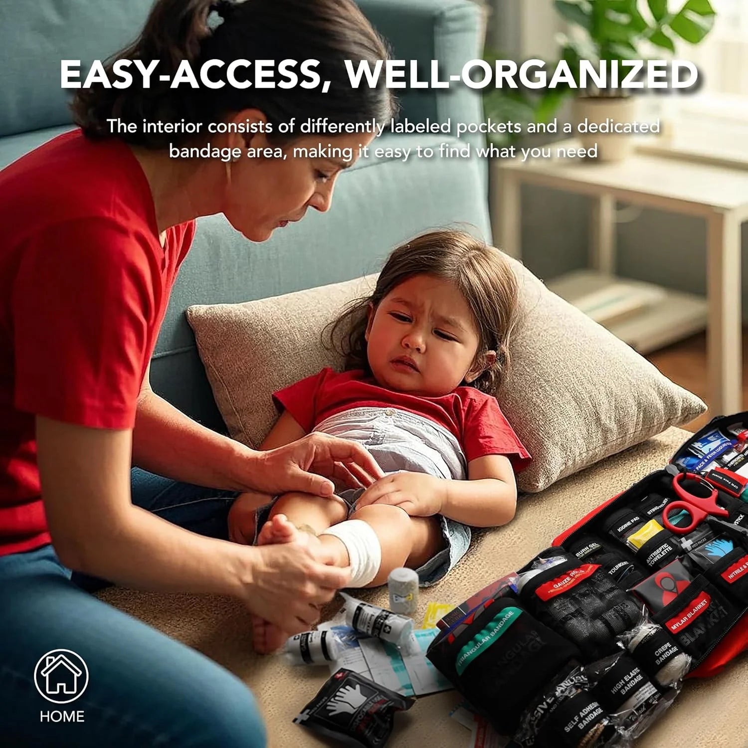 Special First Aid Kit, Well-Organized Premium Waterproof Compact Trauma Medical Kits for Any Emergencies - Image 2