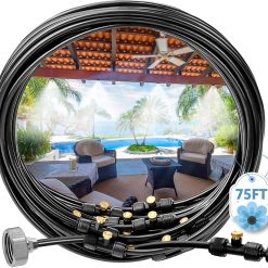 Alternative view of Special Portable Misting Systems, Outdoor Water Cooling Misters Set with 5200mAh Water Pump, 5.8GAL/22L Bucket