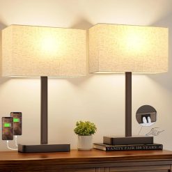 Alternative view of Special Hong-in Touch Lamps, Dimmable, Grey Modern Table Lamp for Night Stands