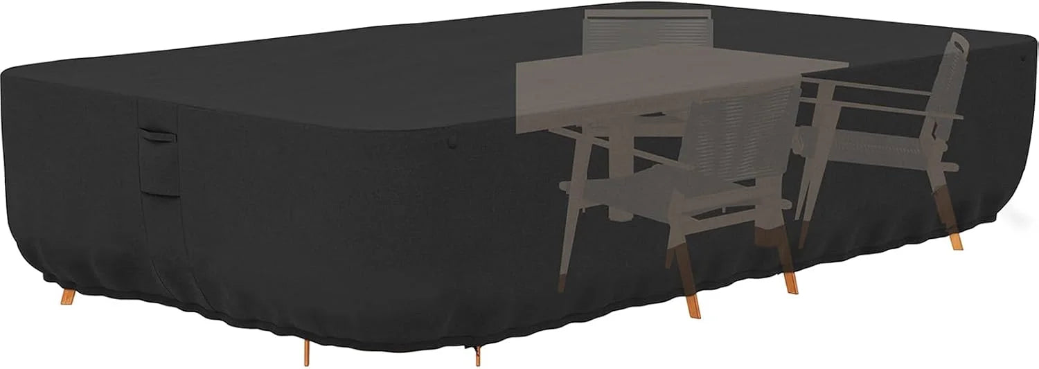 Special Tuyeho 124x84 Heavy Duty 900D Outdoor Patio Furniture Set Cover Waterproof - Image 4