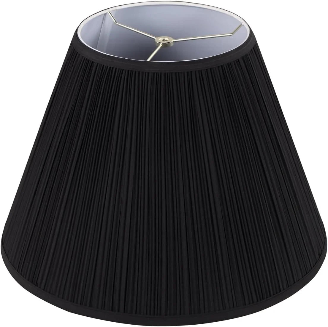 Special Aspen Creative 38001A Collapsible Traditional Handsewn Bell Shape Spider Construction Lamp Shade in Wheat - Image 2