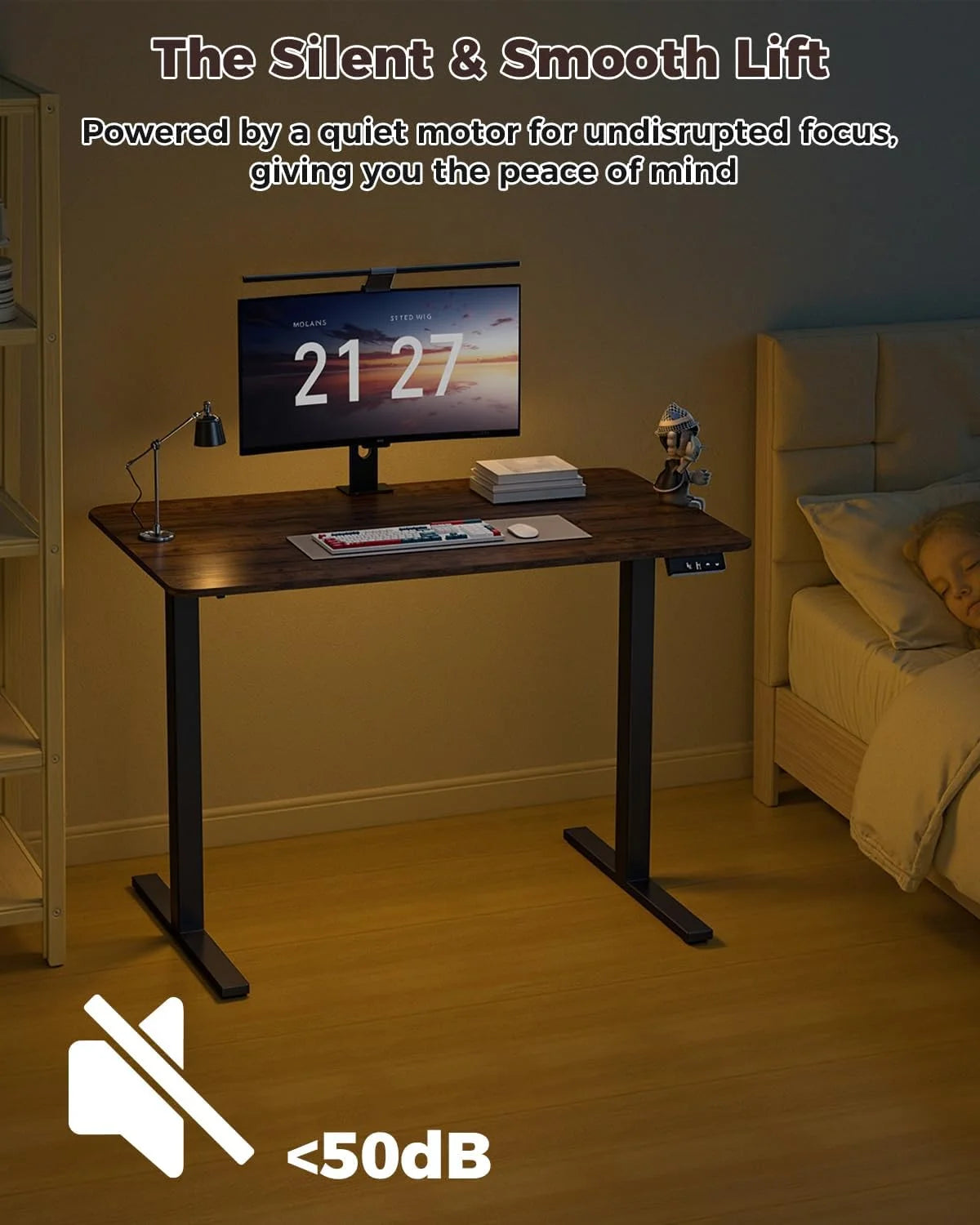 Special BEAUTY Electric Standing Desk 48 x 24, Height Adjustable 28-46 - Image 8