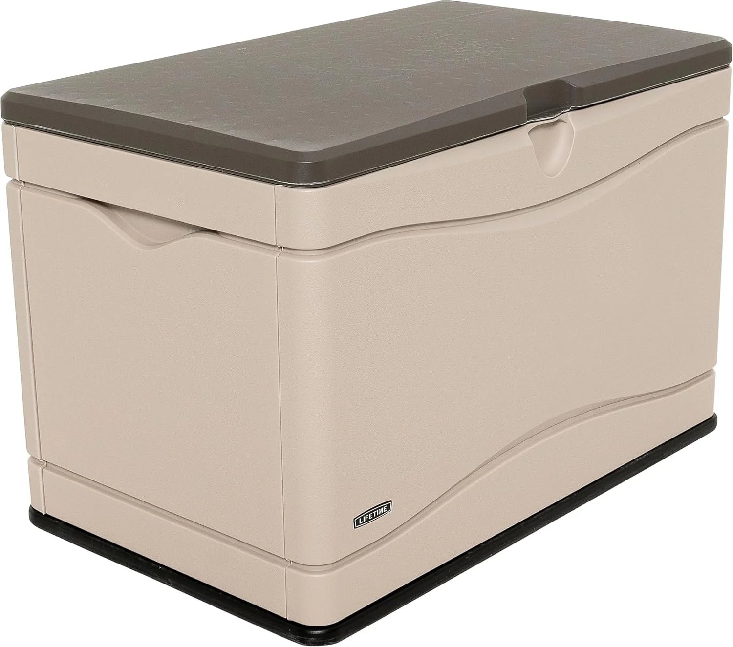 Special LIFETIME 60186 Heavy-Duty Outdoor Storage Deck Box, 116 Gallon, Desert Sand/Brown - Image 4