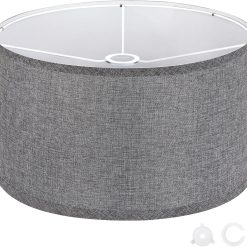 Special OUTON Beige Large Drum Lamp Shades for Floor Lamp