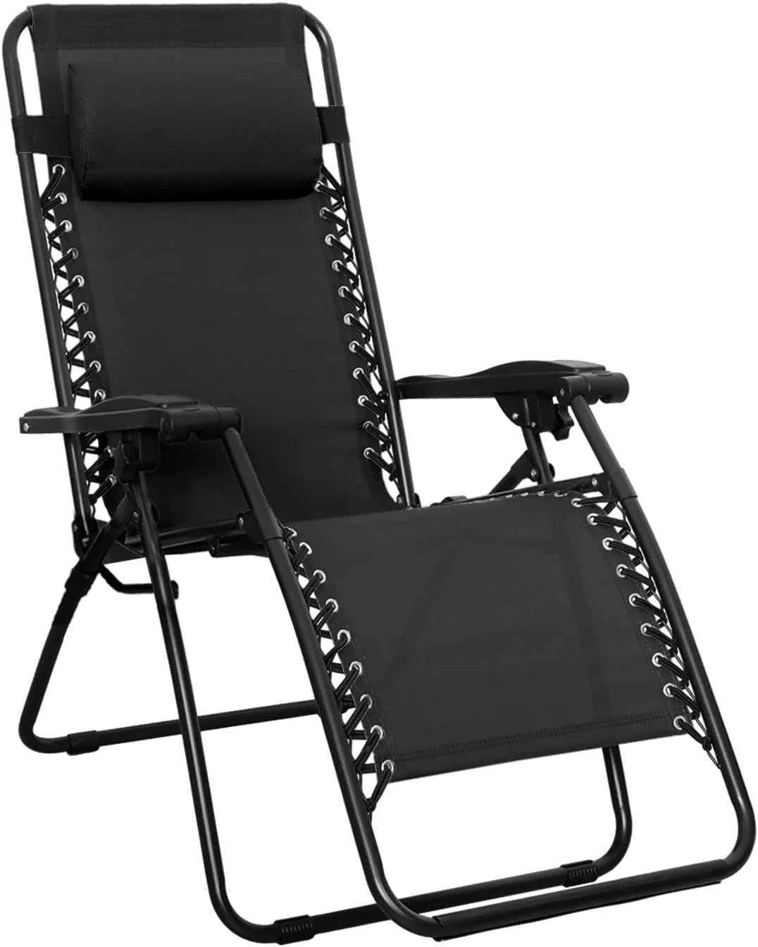 Special Amazon Basics Zero Gravity Lounge Chair with Pillow, Foldable Outdoor Reclining Chair for Patio and Beach - Image 3