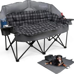 Alternative view of Special Camping Chair Padded Loveseat Camping Couch, Oversized 2 Person Camp Chairs with 2 in 1 Carry Bag