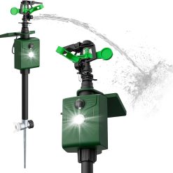 Special Solar Motion Sensor Deer Repellent Sprinkler Animal Deterrent Repeller with Motion Activated Sprinklers 1 Pack