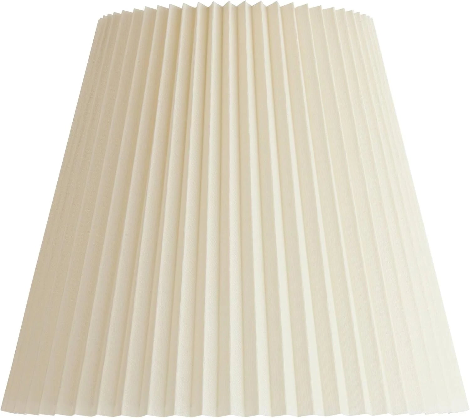 Special 10 Top x 17 Bottom x 14 1/2 High x 14 3/4 Slant Lamp Shade (Pre-Assembled) Replacement Large Ivory White Bell Round - Image 5