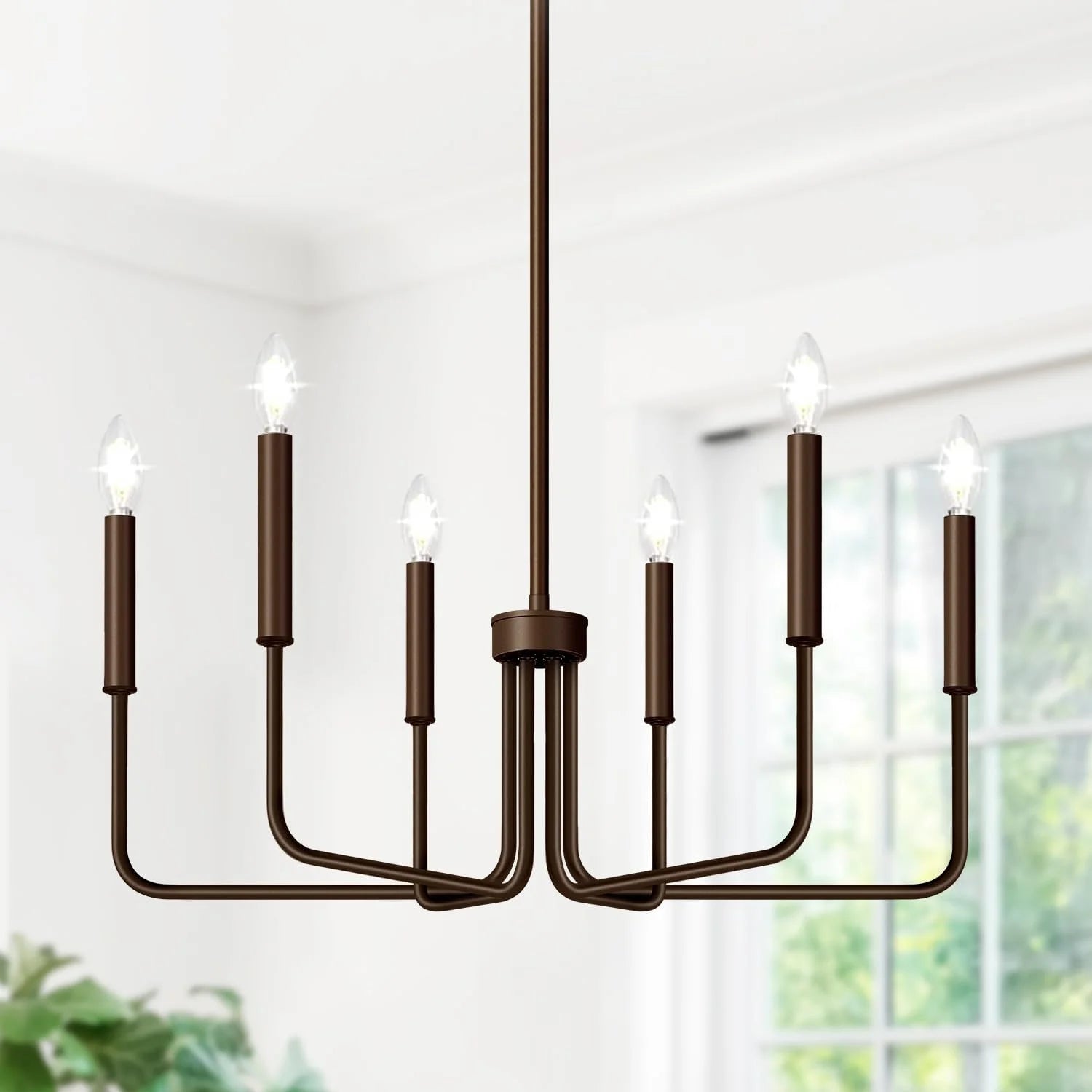 Special 6-Light Farmhouse Chandelier for Dining Room Lighting Fixtures Hanging - Image 3