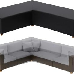 Alternative view of Special Mrrihand Patio Furniture Covers, Waterproof Outdoor V-Shaped Sectional Sofa Cover, Heavy Duty Lawn Outdoor Couch Covers