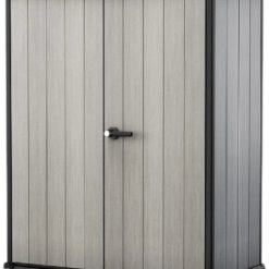 Alternative view of Special Premier Tall 4.6x5.6 ft Resin Outdoor Storage Shed, Backyard Garden Shed with Shelving Brackets for Tools