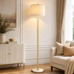 Alternative view of Special Nintiue Dimmable Gold Floor Lamp