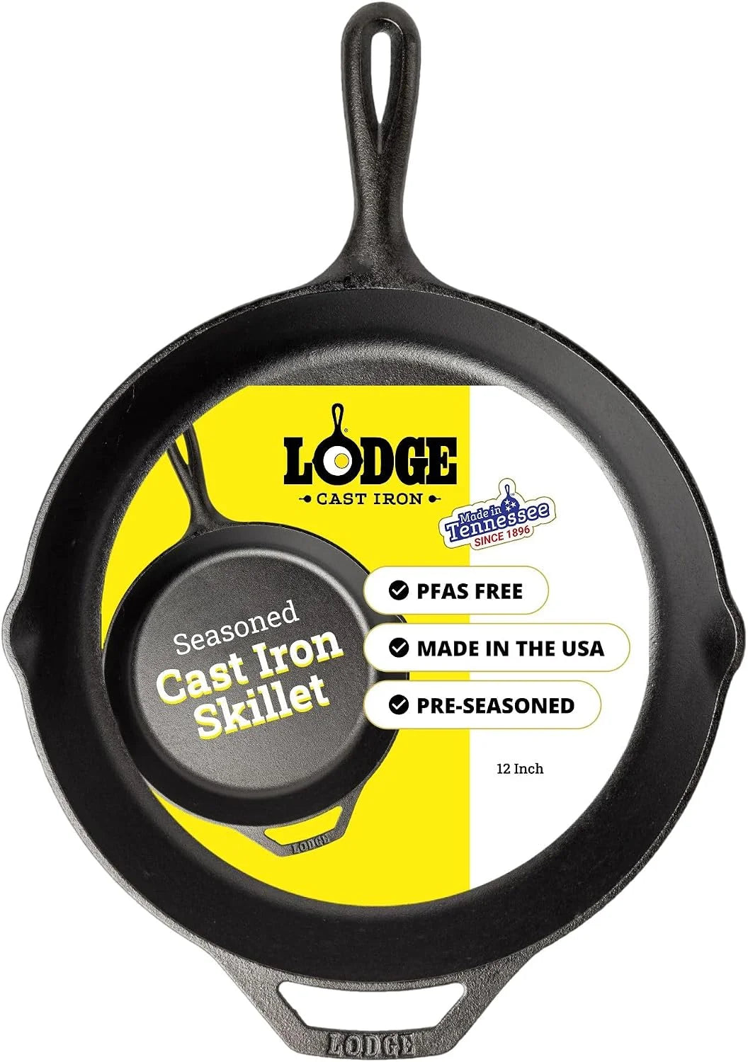 Special Seasoned Cast Iron Skillet Set 8, 10.25 & 12 Inches - Image 4